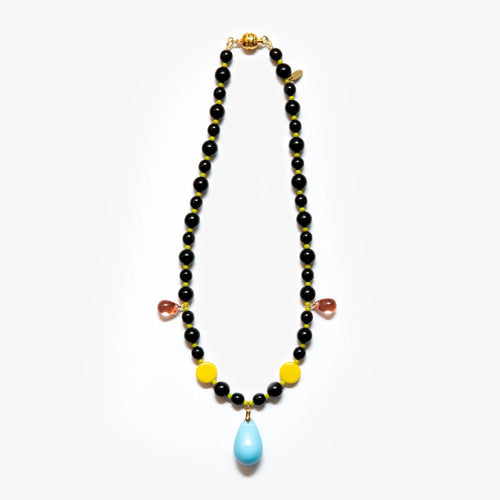 Aglagla | Big Drop Necklace – Black