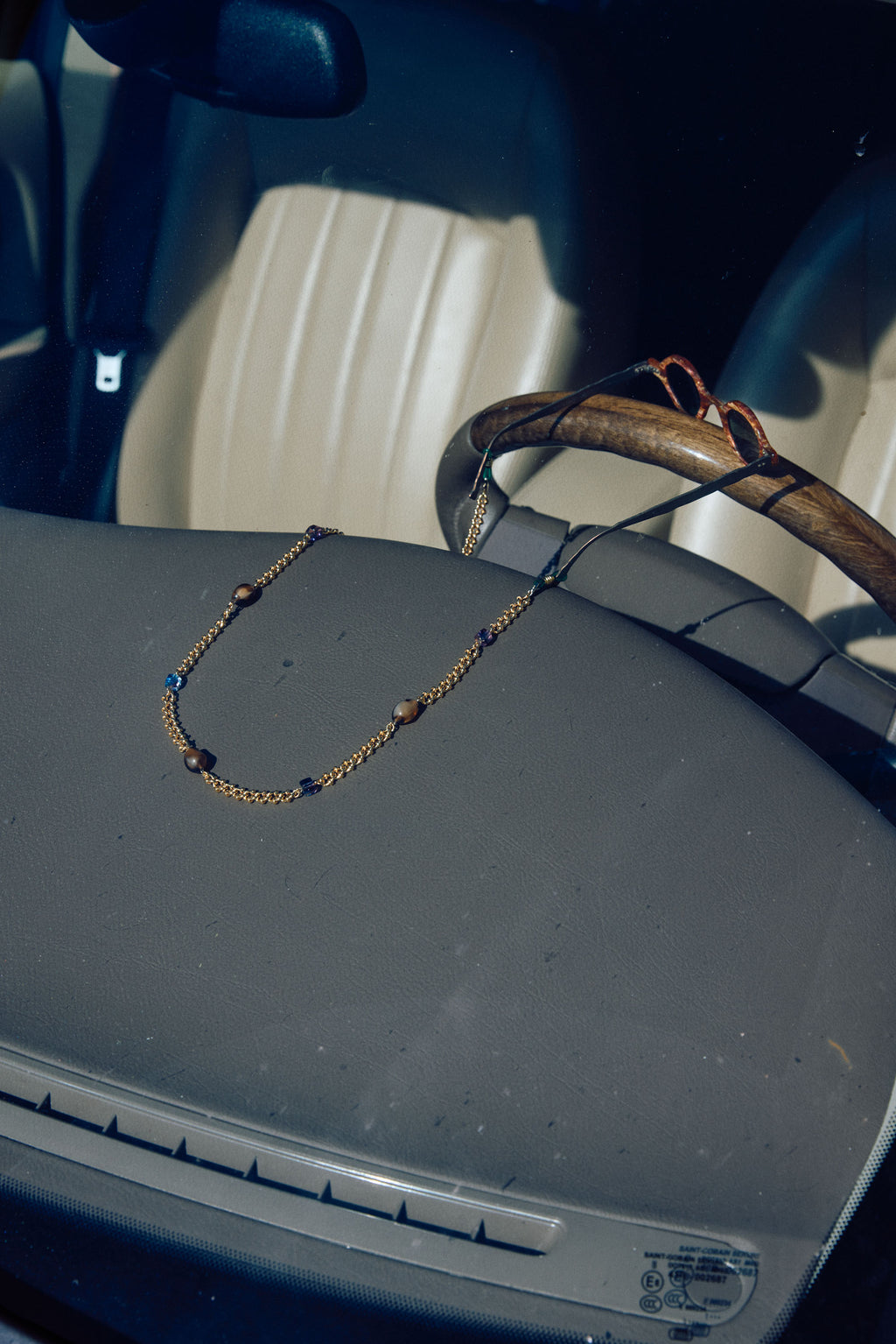 Aglagla | Sunglass Chain Green Brown Blue