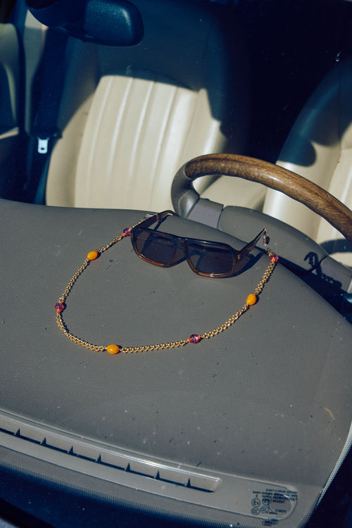 Aglagla | Sunglass Chain Orange Pink