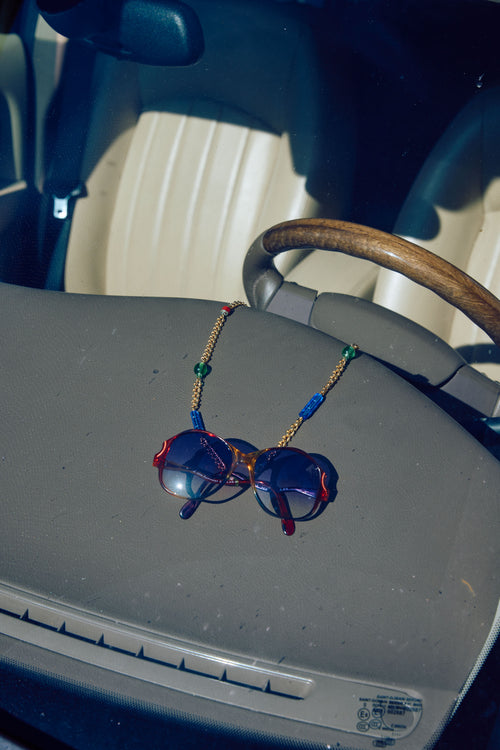 Aglagla | Sunglass Chain Red Blue Green