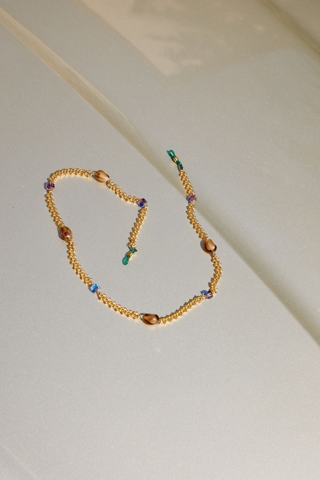 Aglagla | Sunglass Chain Green Brown Blue