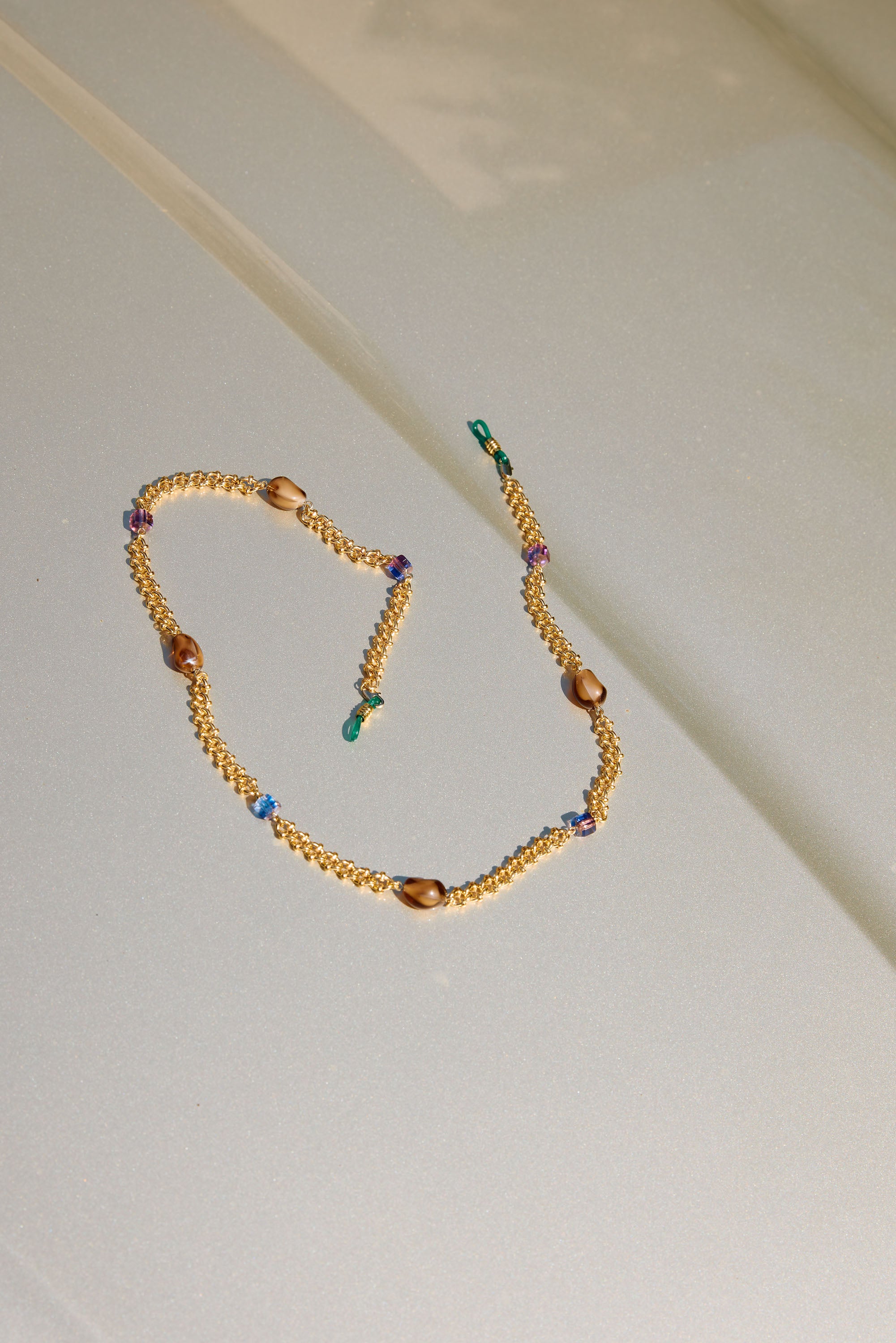 Aglagla | Sunglass Chain Green Brown Blue