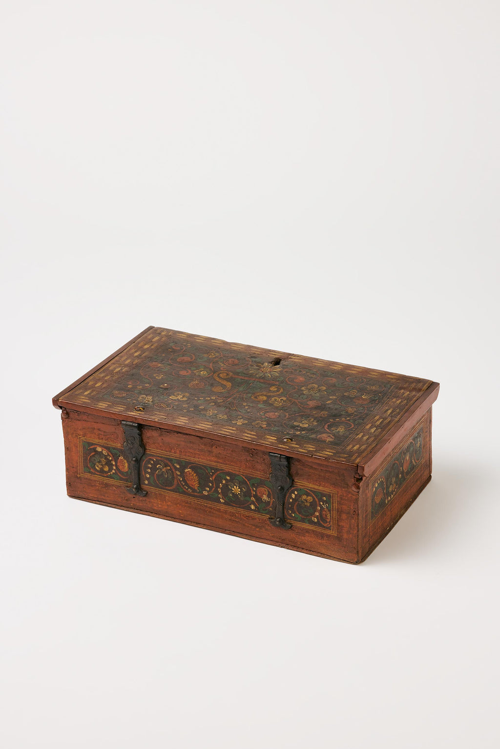 Alpine Folk Objects | Biedermeier Jewelry Box with – mid 19th C.