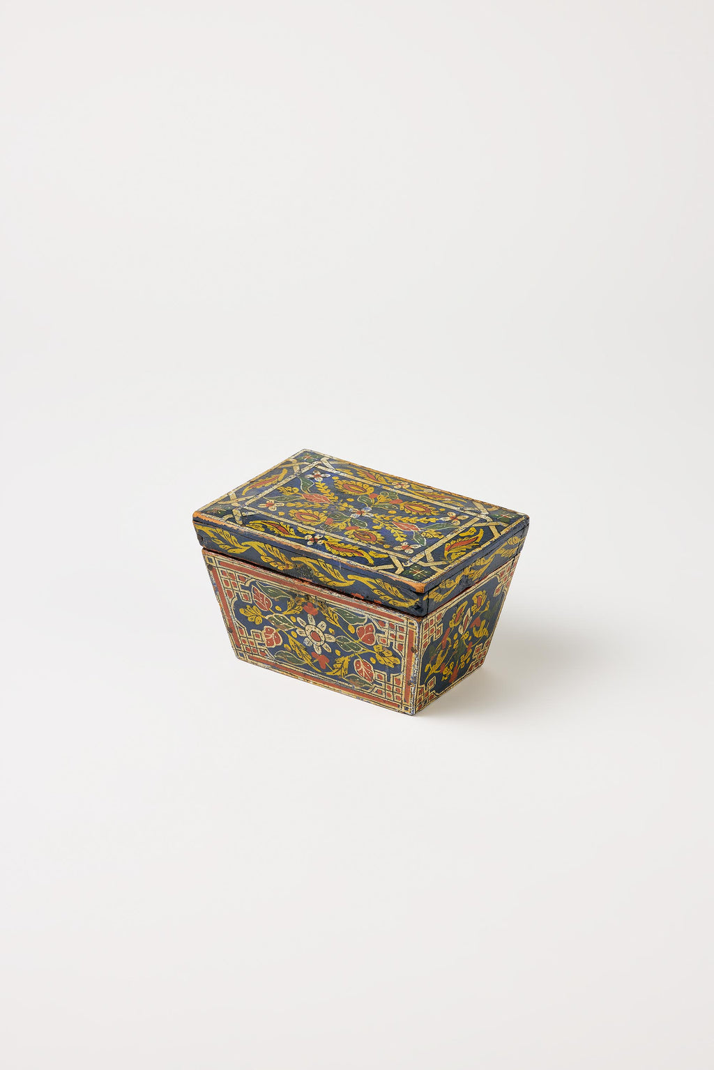 Alpine Folk Objects |  Eastern European Richly decorated Jewelry Box – early 20th C.