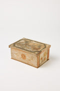 Alpine Folk Objects |  Large Jewelry Box with Flowers Bird and Proverb – early 19th C.