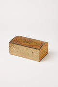 Alpine Folk Objects | Ochre Biedermeier Jewelry Box – mid 19th C.