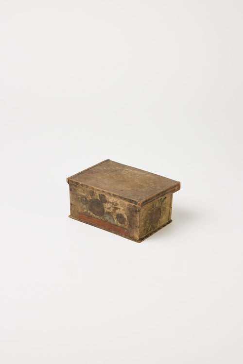 Alpine Folk Objects |   Patinated Brown Jewelry Box – early 19th C.