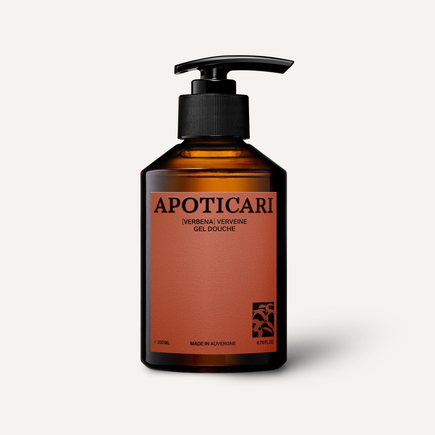 Apoticari  | Verbena Shower Gel, Natural, Sulfate-Free Gentle Cleanser