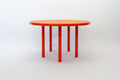 B4 Möbel | Table round – 90cm diameter – Orange Blast 