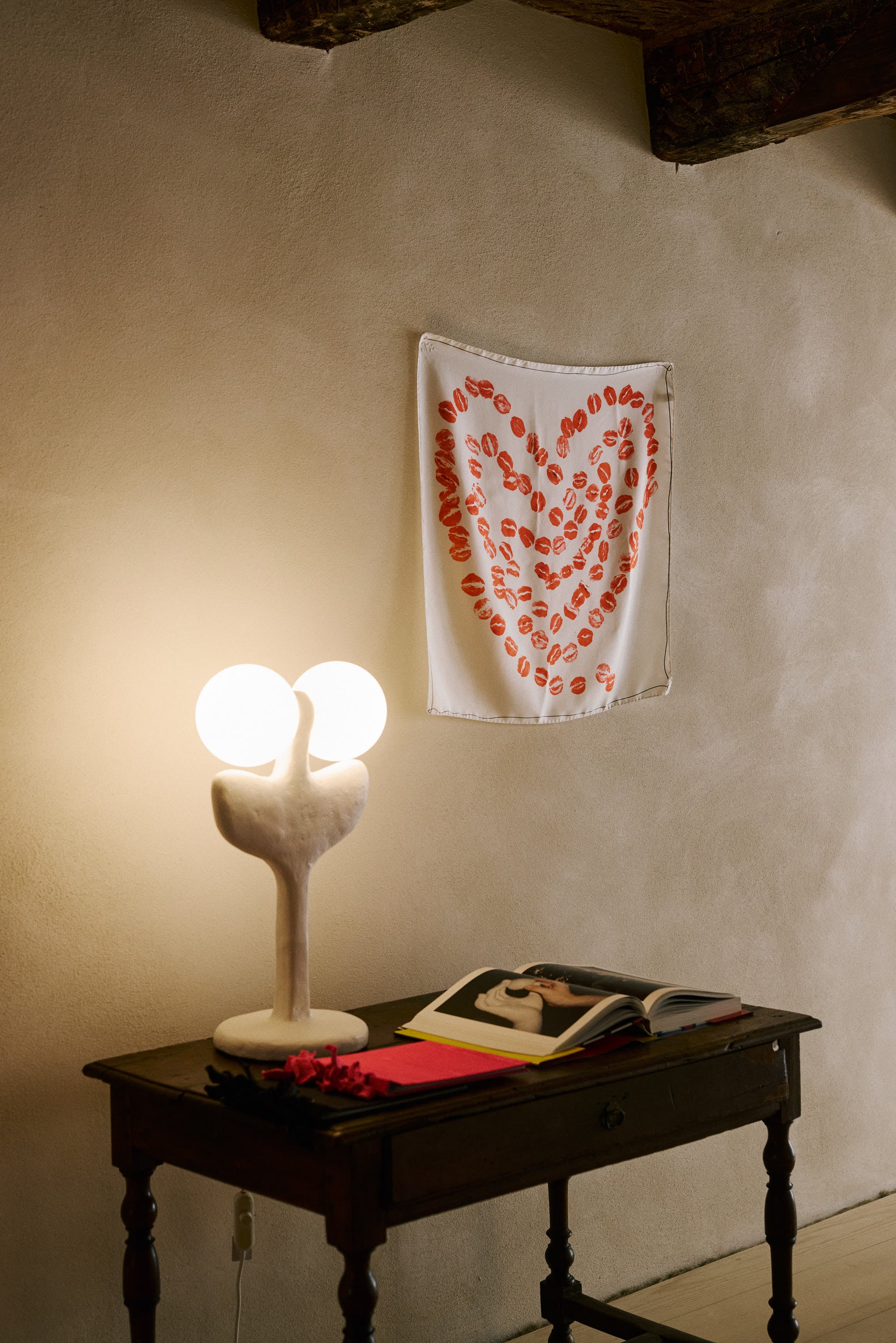 Bruno Zhu |  Bisou Silk Scarf for enSoie
