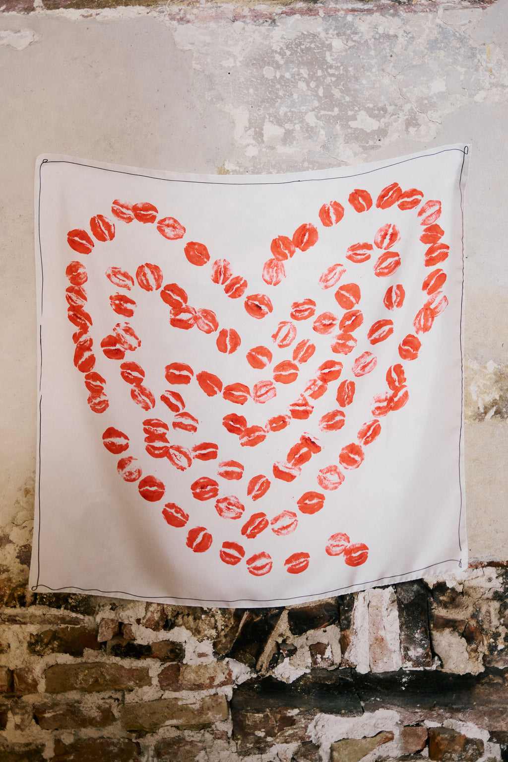 Bruno Zhu |  Bisou Silk Scarf for enSoie