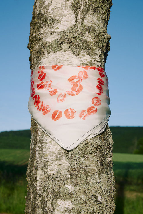 Bruno Zhu |  Bisou Silk Scarf for enSoie