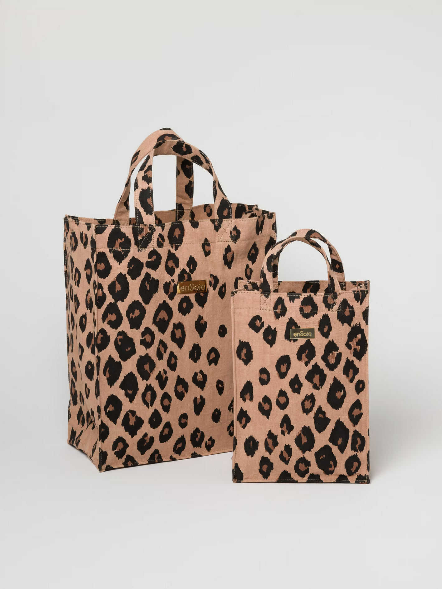 enSoie | Cabas Bag Heritage Leo Print