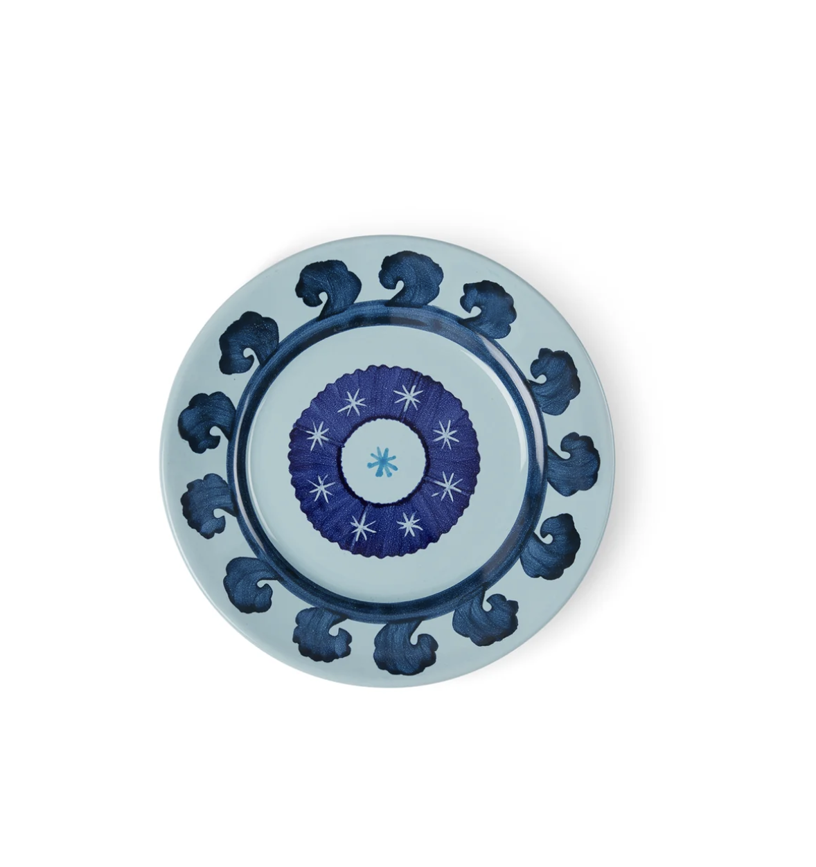 Emporio Sirenuse | Circle Dessert Plate (Blue Blue)