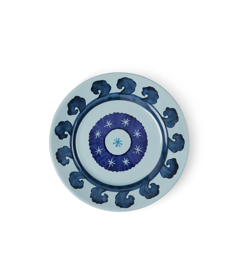 Emporio Sirenuse | Circle Dessert Plate (Blue Blue)