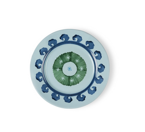 Emporio Sirenuse | Circle Dessert Plate (Blue Green)