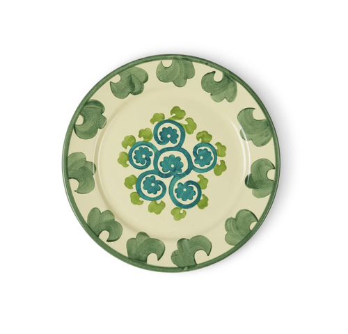 Emporio Sirenuse | Flower Dinner Plate (Yellow Green)