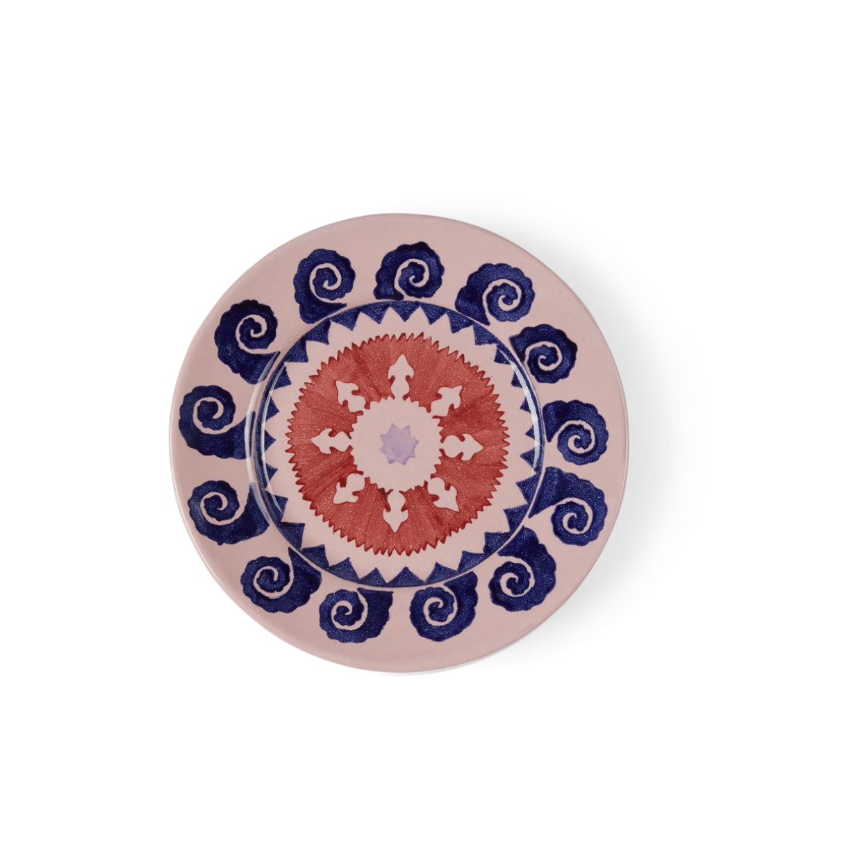 Emporio Sirenuse | Sun Dessert Plate (Pink Blue Red)