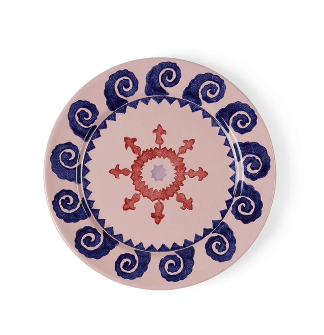 Emporio Sirenuse | Sun Dinner Plate (Pink Blue Red)