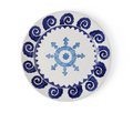 Emporio Sirenuse | Sun Dinner Plate (White Blue)