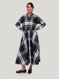 enSoie | Berta Skirt Doupion woodpecker check