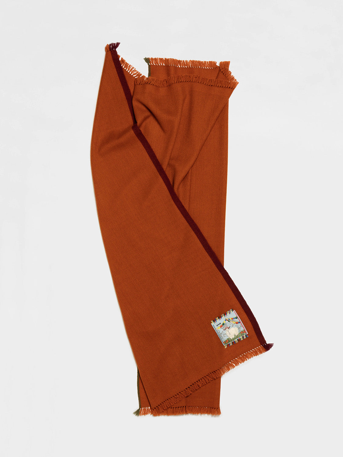 enSoie | Blia Cashmere Stole  | Autumn Leaf