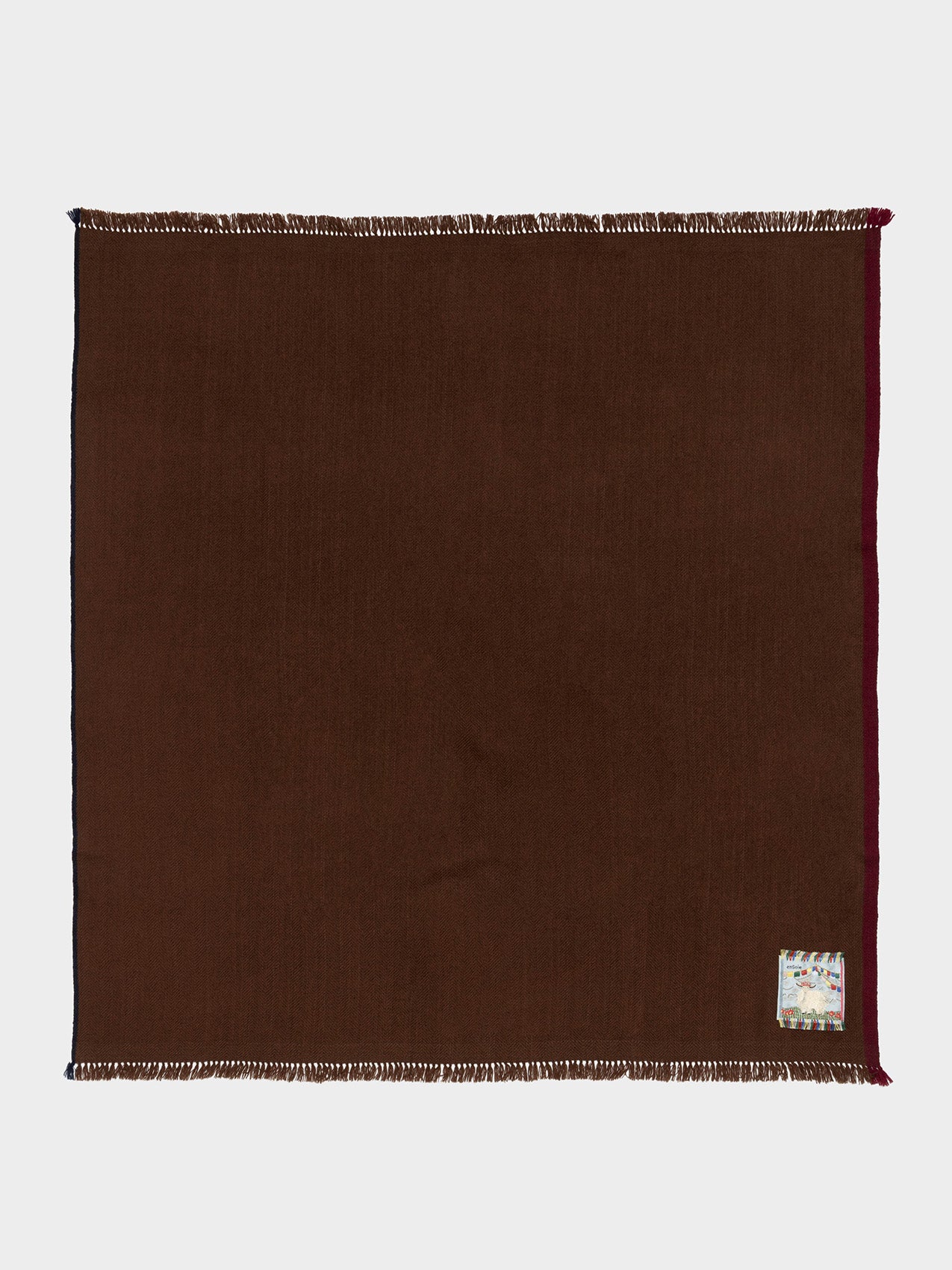 enSoie | Blia Cashmere Stole  | Bear Brown