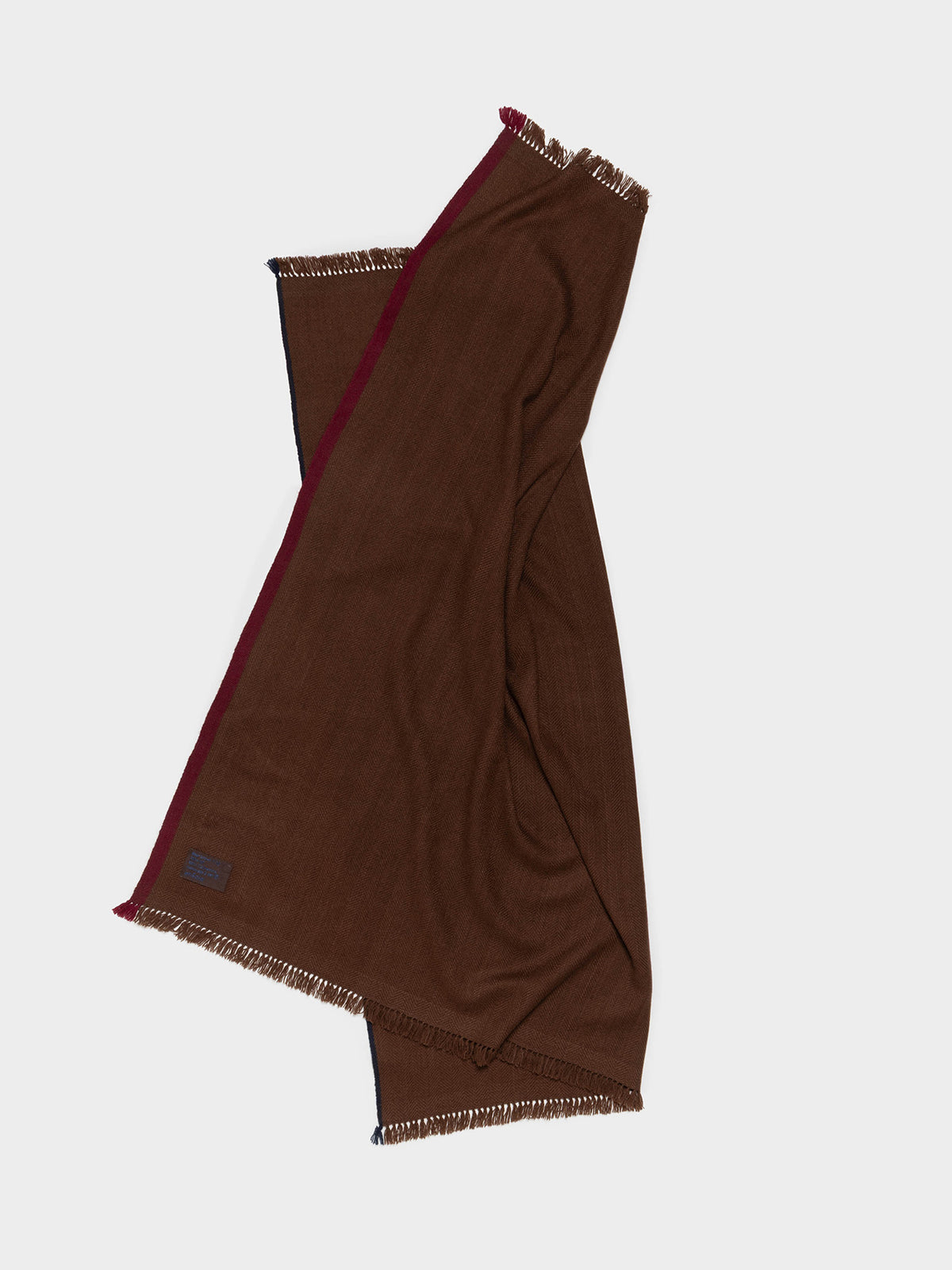 enSoie | Blia Cashmere Stole  | Bear Brown