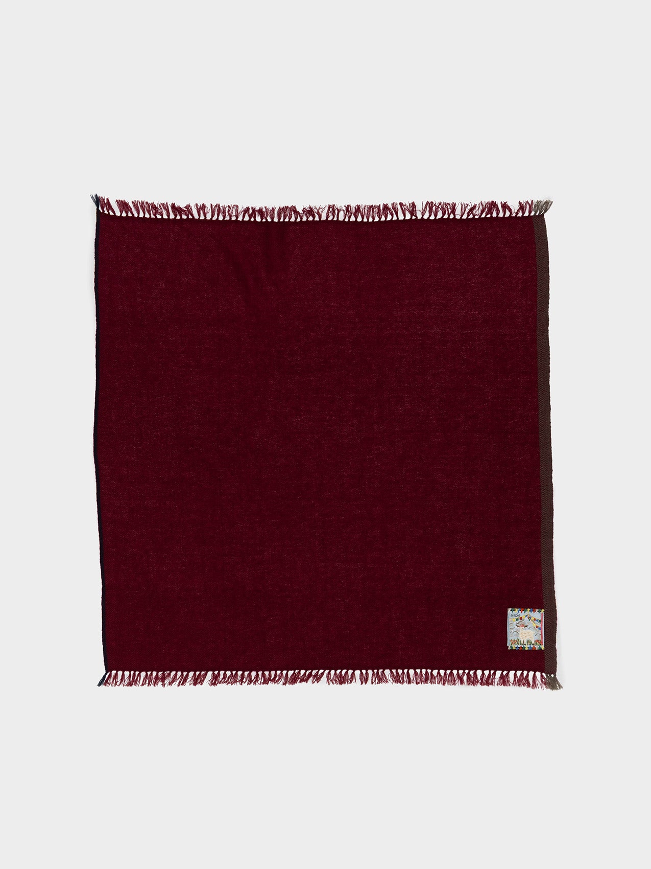 enSoie | Blia Cashmere Stole  | Berry Red