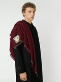 enSoie | Blia Cashmere Stole  | Berry Red