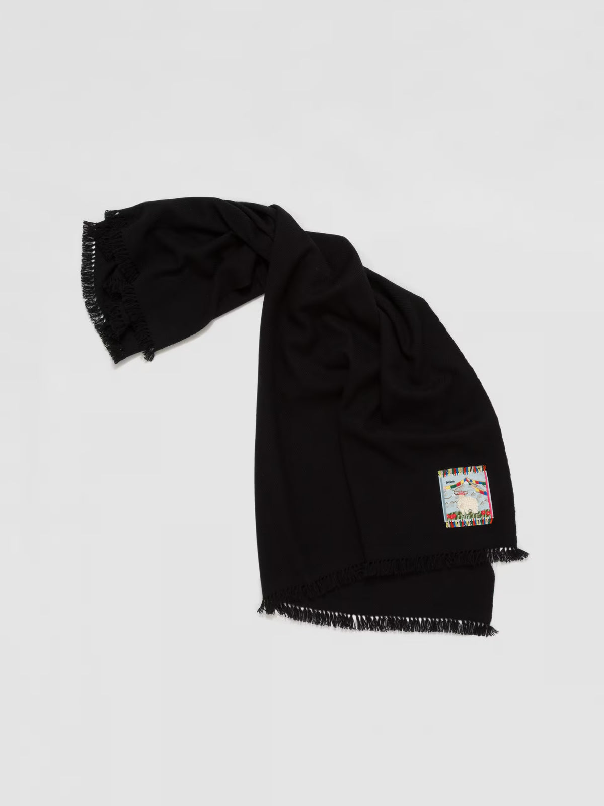 enSoie | Blia Cashmere Stole | Best Black