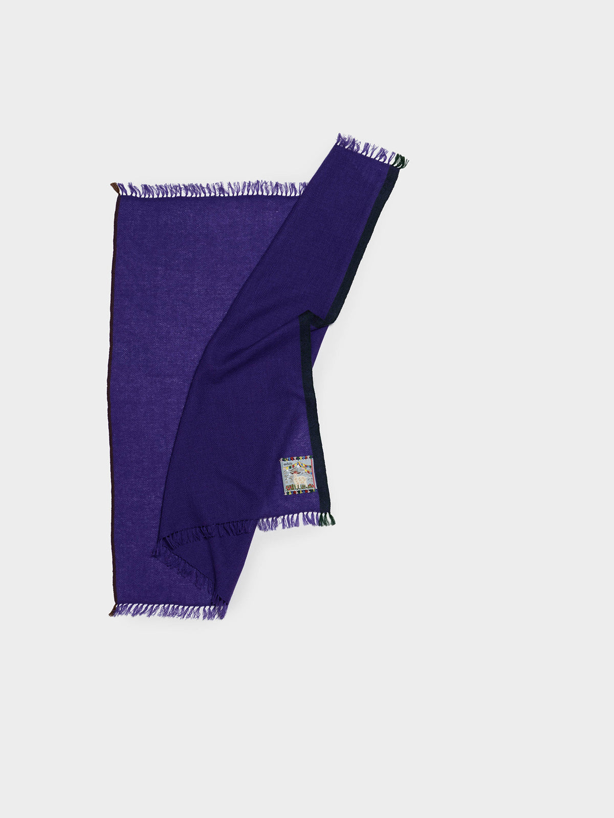 enSoie | Blia Cashmere Stole  | Black Currant