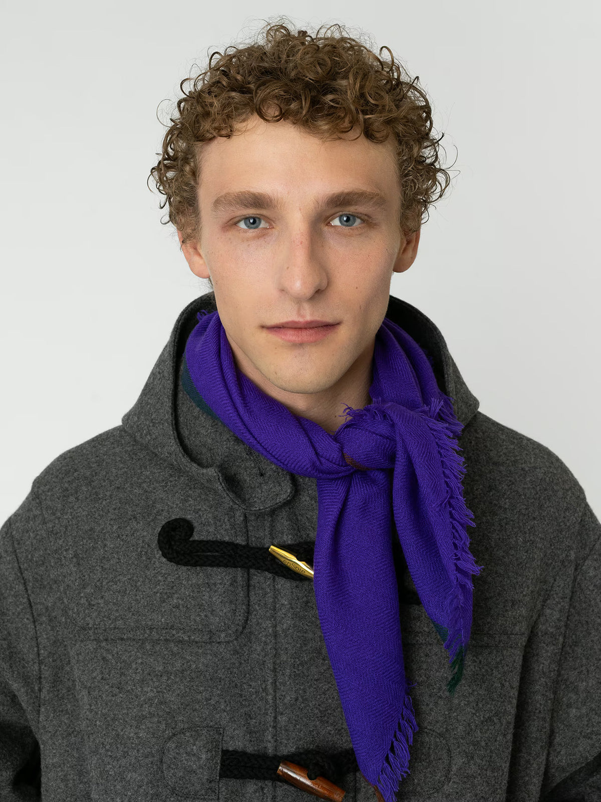 enSoie | Blia Cashmere Stole  | Black Currant