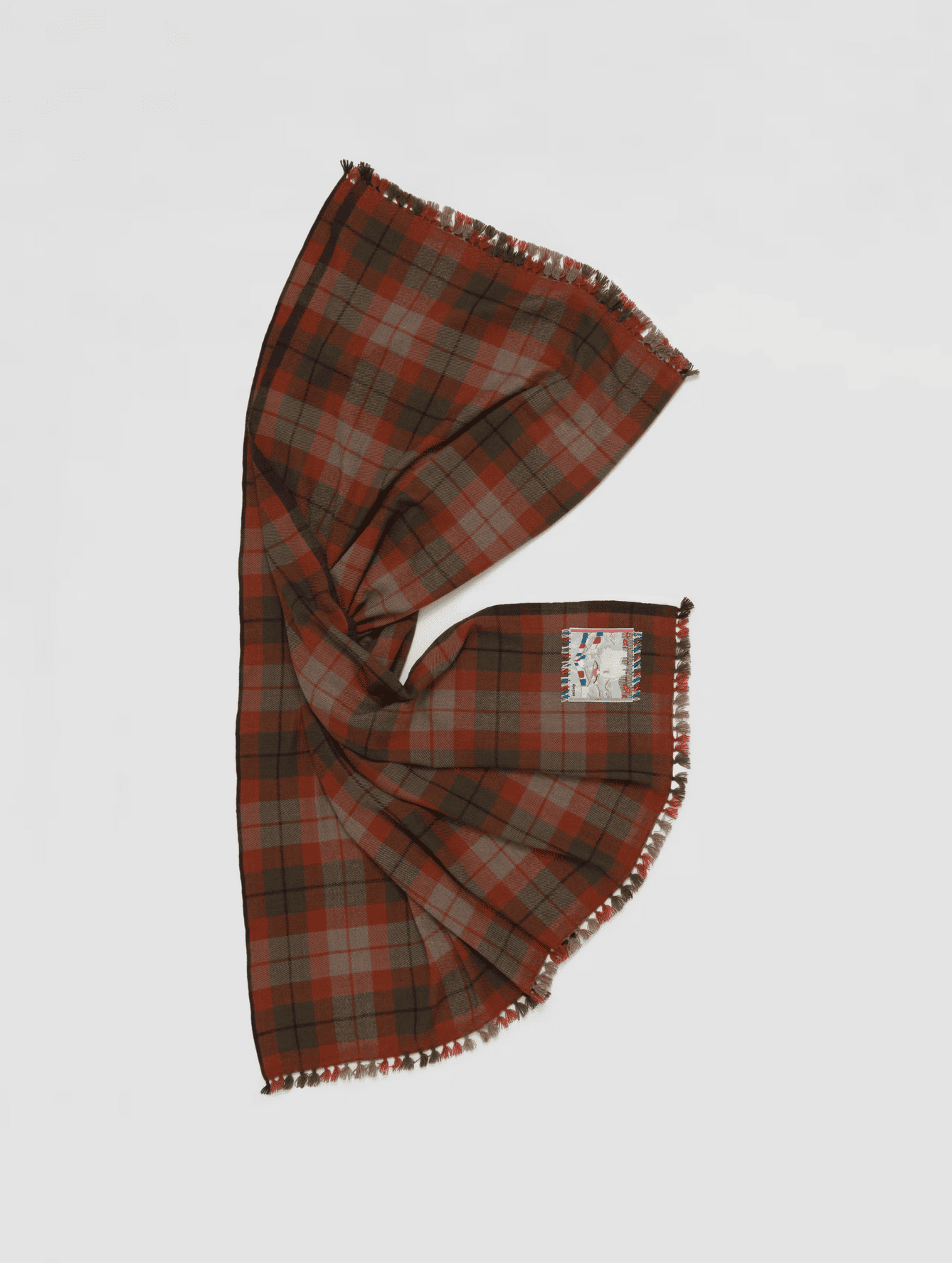 enSoie | Blia Cashmere Stole Check 130