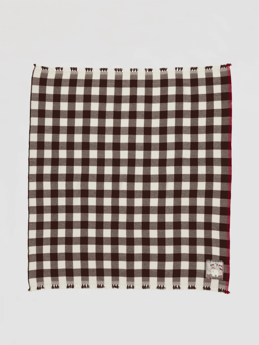 enSoie | Blia Cashmere Stole Check 130