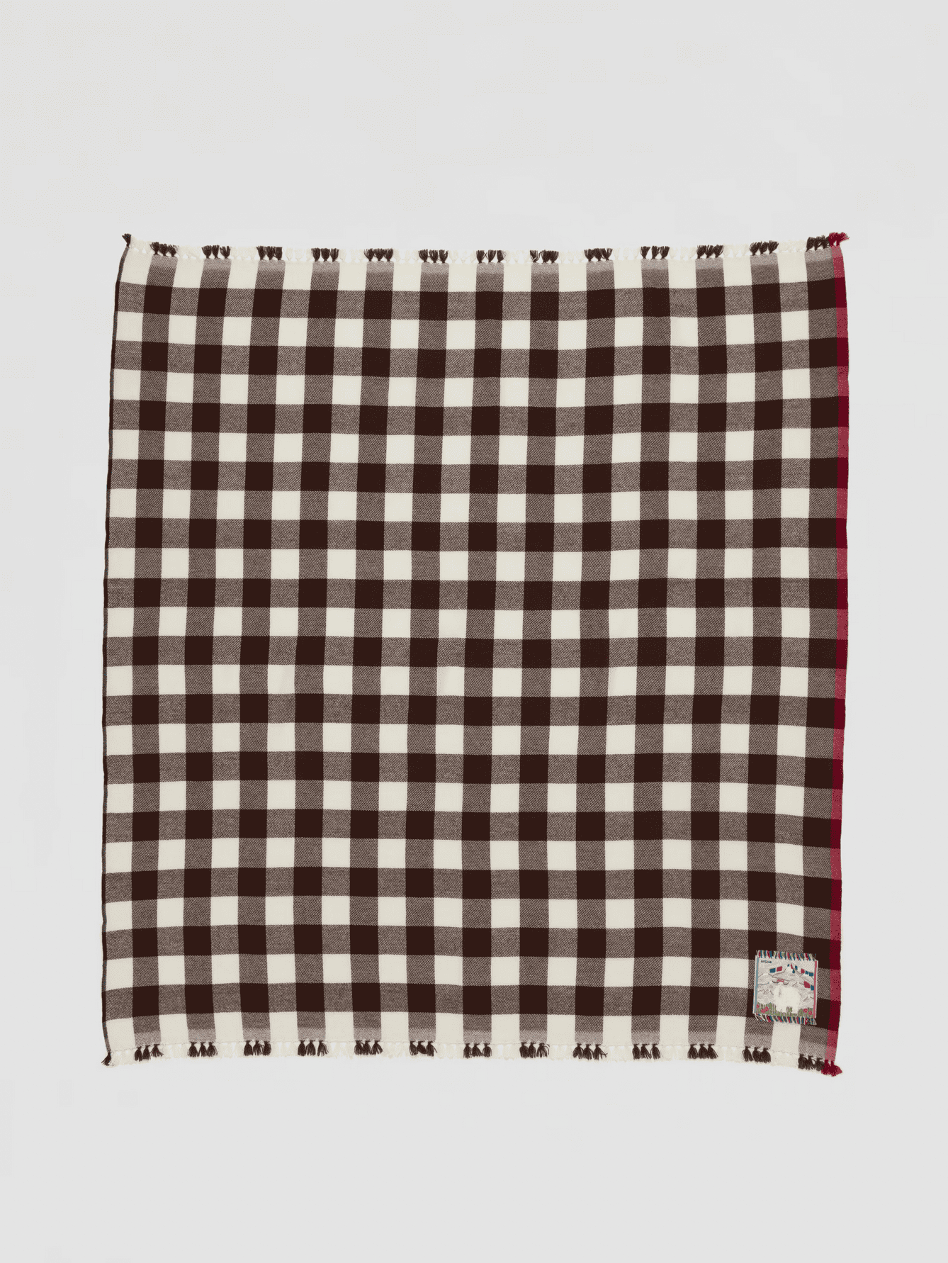 enSoie | Blia Cashmere Stole Check 130