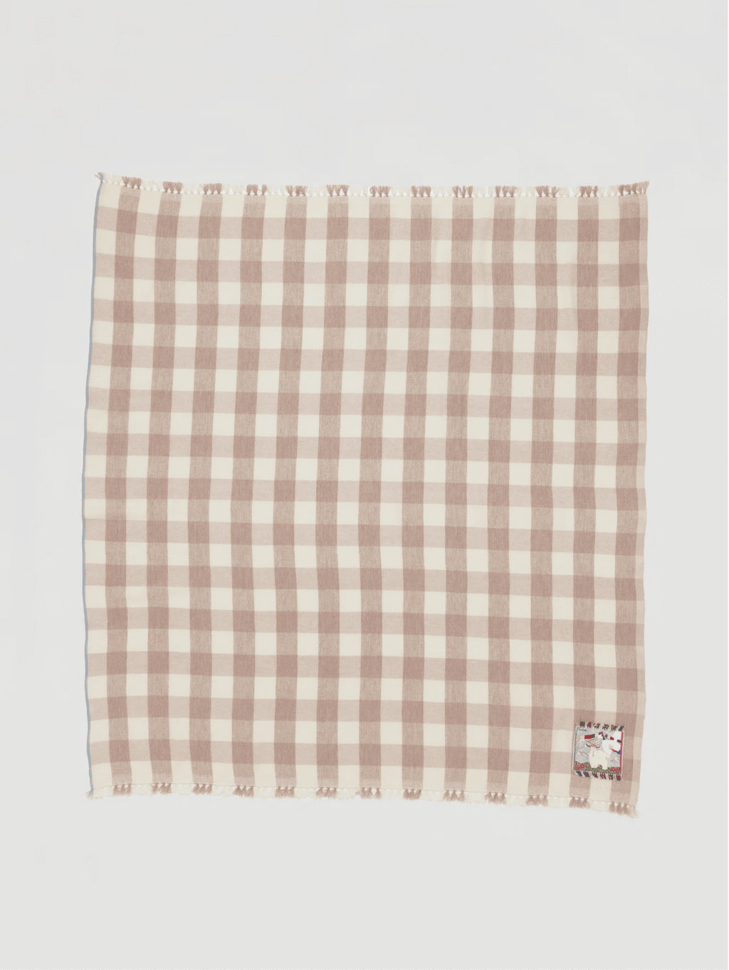 enSoie | Blia Cashmere Stole Check 130