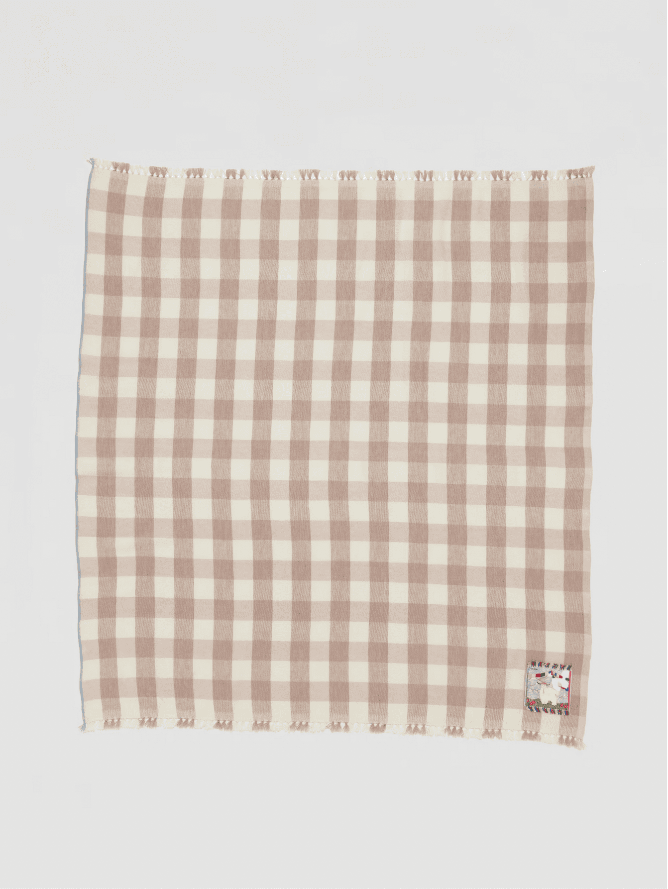 enSoie | Blia Cashmere Stole Check 130