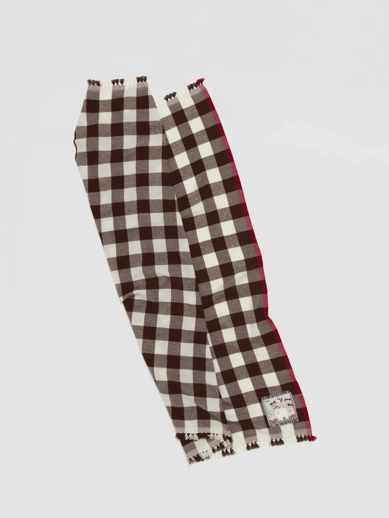 enSoie | Blia Cashmere Stole Check 65