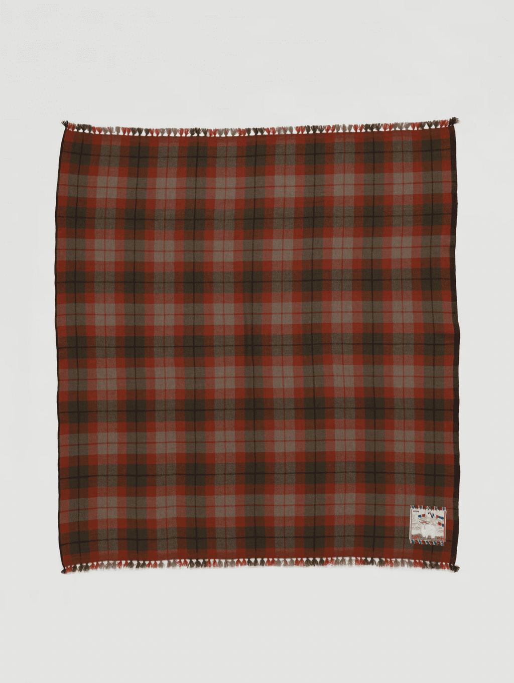 enSoie | Blia Cashmere Stole Check 65