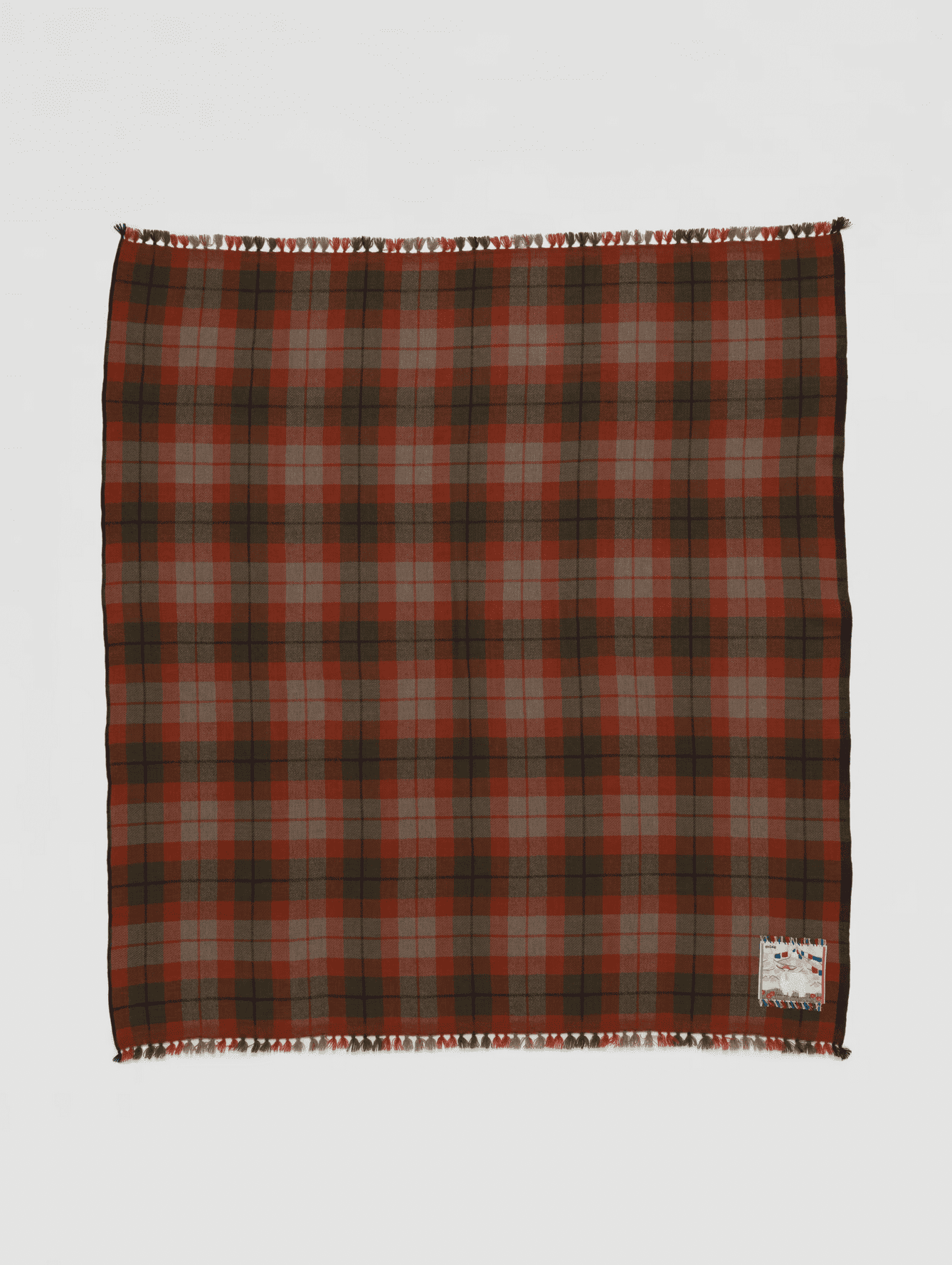 enSoie | Blia Cashmere Stole Check 65