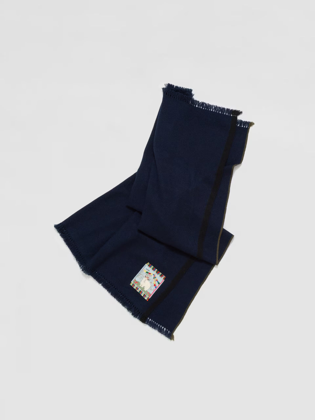 enSoie | Blia Cashmere Stole | Dark Night Navy