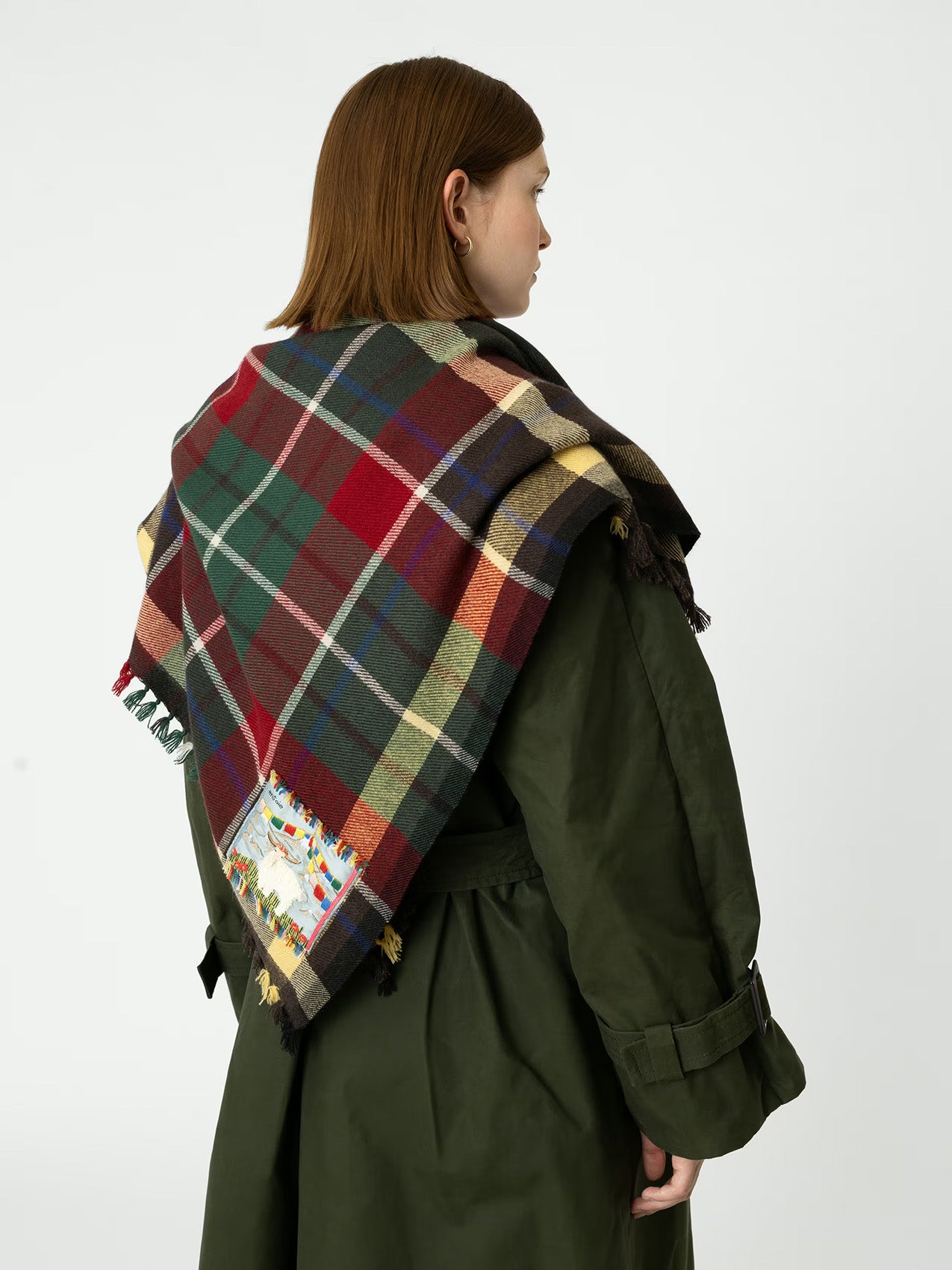 enSoie | Blia Cashmere Stole | Darkest Season
