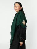 enSoie | Blia Cashmere Stole  | Forest Green