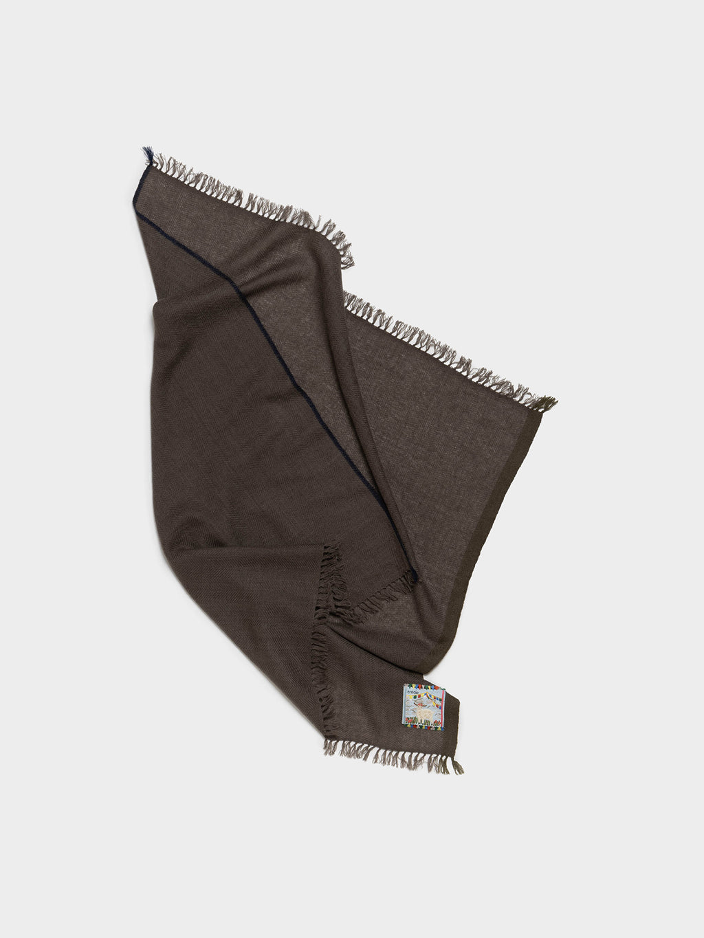 enSoie | Blia Cashmere Stole  | Mountain Hare
