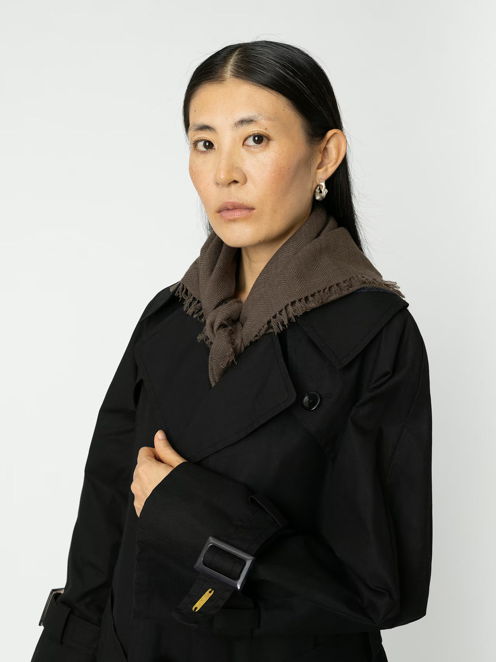 enSoie | Blia Cashmere Stole  | Mountain Hare