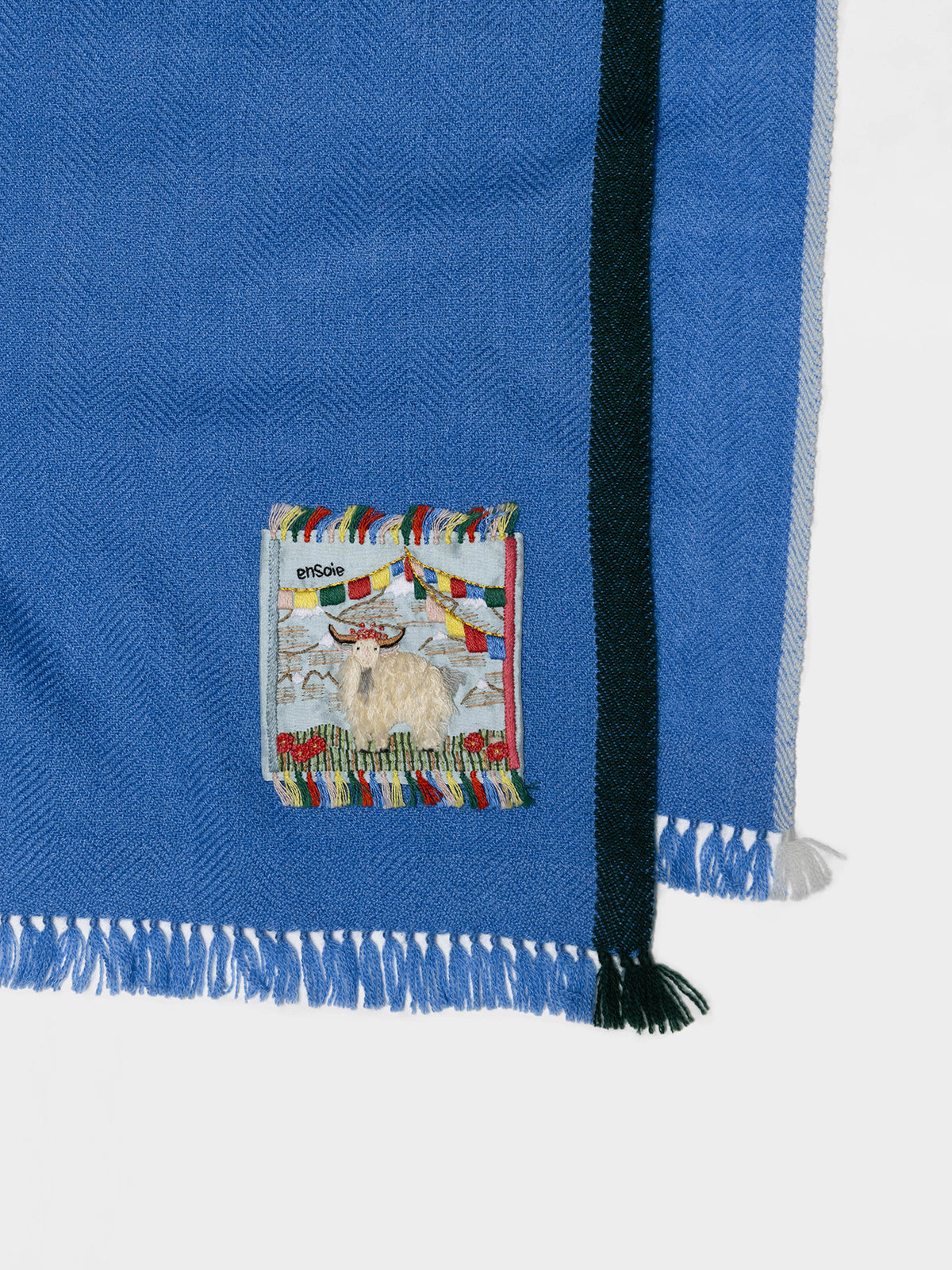 enSoie | Blia Cashmere Stole  | Mountain Lake