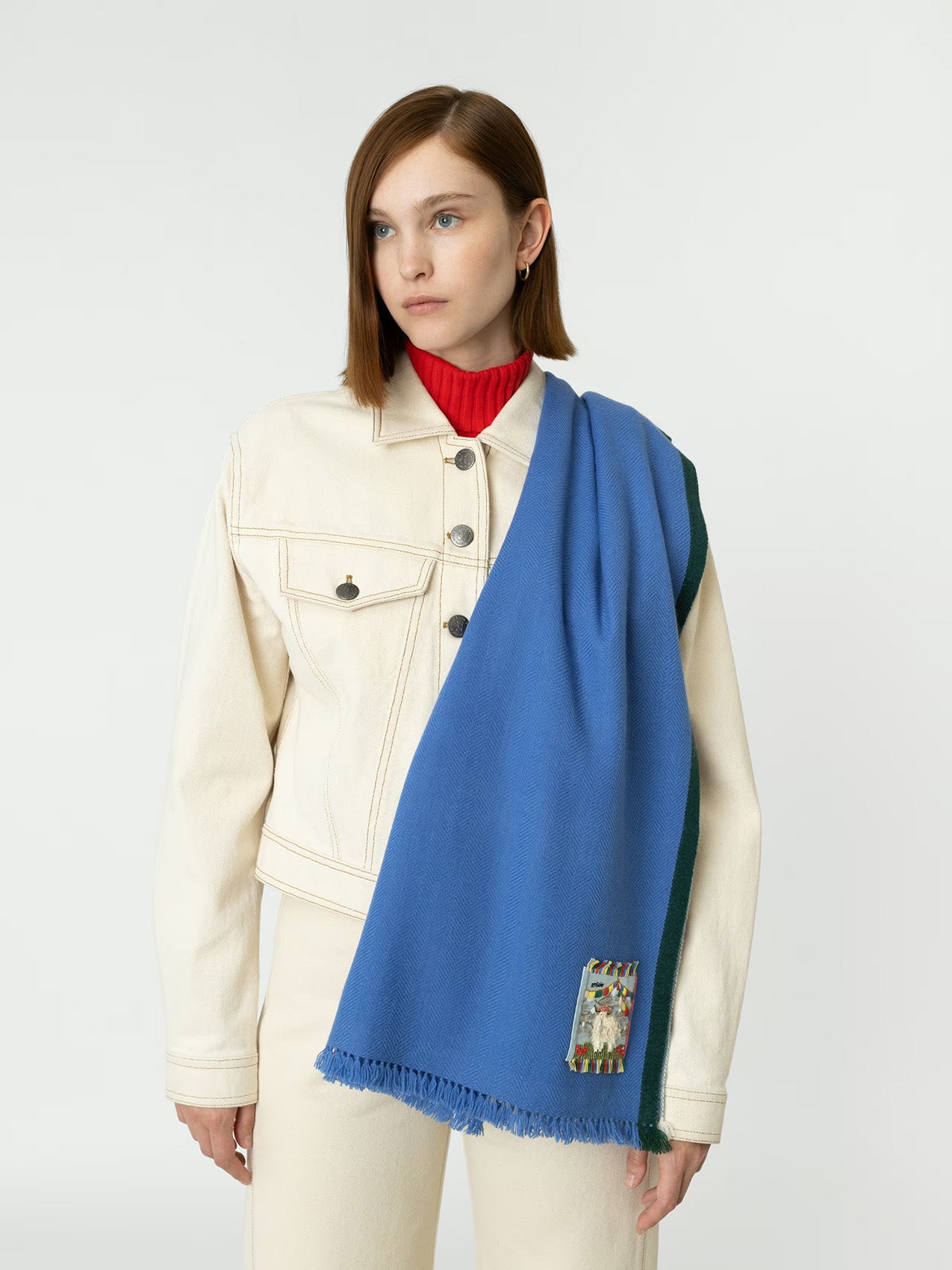 enSoie | Blia Cashmere Stole  | Mountain Lake