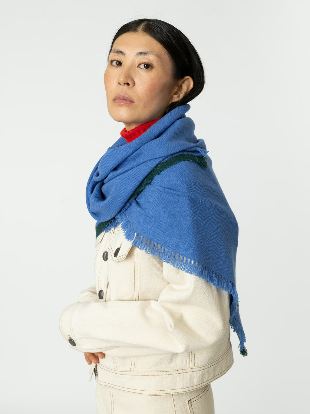 enSoie | Blia Cashmere Stole  | Mountain Lake