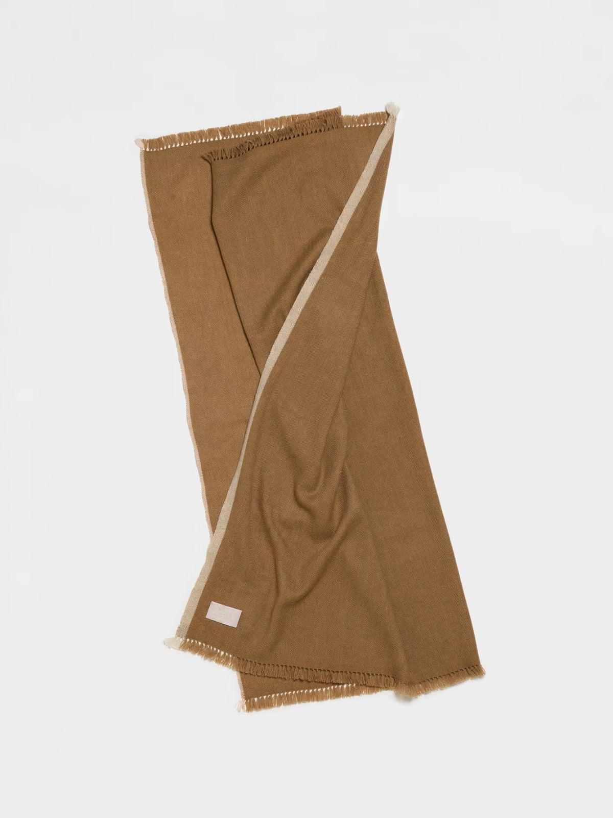 enSoie | Blia Cashmere Stole | Mouse Brown